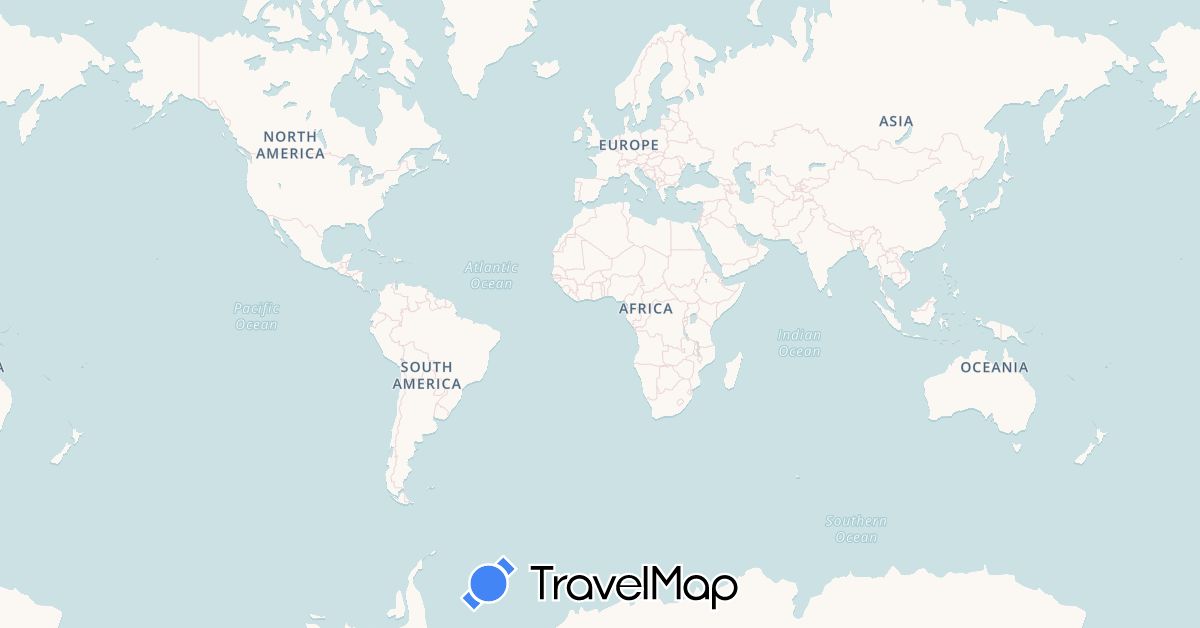 TravelMap itinerary: driving in Poland (Europe)